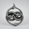 Collier Double Ouroboros Entrelacé Pendentif seul