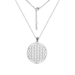 Collier Fleur de Vie Cerclée Ajourée - Vignette | Médiéfan