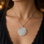 Collier Grand Disque Fleur de Vie - Vignette | Médiéfan