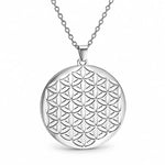 Collier Grand Disque Fleur de Vie - Vignette | Médiéfan