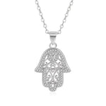Collier Main de Fatima Filigrane Pavé - Vignette | Médiéfan