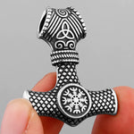 Collier Marteau de Thor & Vegvisir - Vignette | Médiéfan