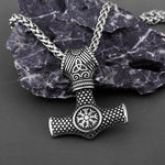 Collier Marteau de Thor & Vegvisir - Vignette | Médiéfan