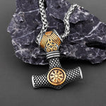 Collier Marteau de Thor & Vegvisir - Vignette | Médiéfan