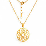 Collier Mini Rosace Fleur de Vie - Vignette | Médiéfan
