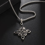 Collier Nœud de Sorcière aux Quatre Triquetras - Vignette | Médiéfan