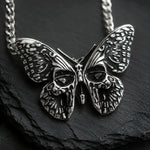 Collier Papillon Tête de Mort - Vignette | Médiéfan