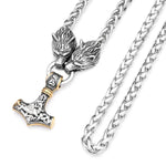 Collier Mjölnir & Loups d'Odin - Vignette | Médiéfan