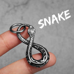 Collier Serpent Infini Ciselé - Vignette | Médiéfan