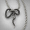 Collier Serpent Noué Chaîne palmier