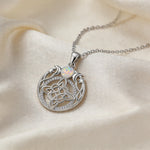 Collier Triple Lune et Nœud de Sorcière - Vignette | Médiéfan