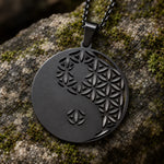 Collier Yin-Yang Fleur de Vie - Vignette | Médiéfan
