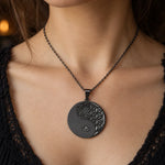 Collier Yin-Yang Fleur de Vie - Vignette | Médiéfan