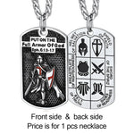 Collier plaque militaire chevalier templier - Vignette | Médiéfan