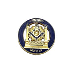 Pin's franc-maçon médaillon « Past Master » doré - Vignette | Médiéfan