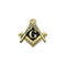 Épingles à revers multi- maçonniques gratuites et acceptées, boussole templier et broche carrée, Badges cadeaux avec pochette papillon 18