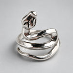 Bague Serpent Dressé Lisse - Vignette | Médiéfan
