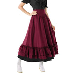 Jupe Victorienne à Drapé Asymétrique - Vignette | Médiéfan