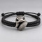 Bracelet Cordon Serpent Lové — Noir