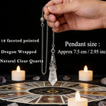 Pendule Dragon en Pierre Naturelle - Vignette | Médiéfan