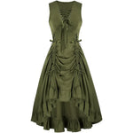 Robe Corset à Ourlet Asymétrique - Vignette | Médiéfan