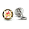 Vintage hommes manchette franc-maçon Illuminati templiers Logo maçon maçonnique verre gemme boutons de manchette costume boutons de manchette hommes chemise accessoires 3
