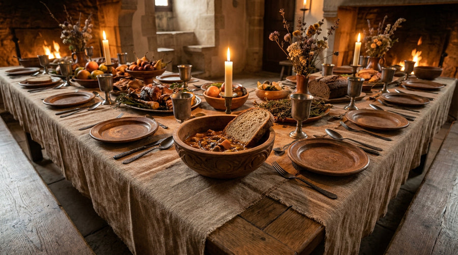 Choisir sa vaisselle médiévale pour un banquet réussi