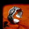 New Fashion Stainless Steel Patterned Rings for Men Women Punk Personalized Creative Simple Ring Luxury Jewelry Gifts Wholesale Style M / 10