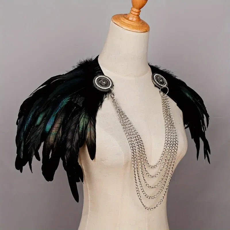 Épaulière de Plumes à Chaînes — Médiéfan