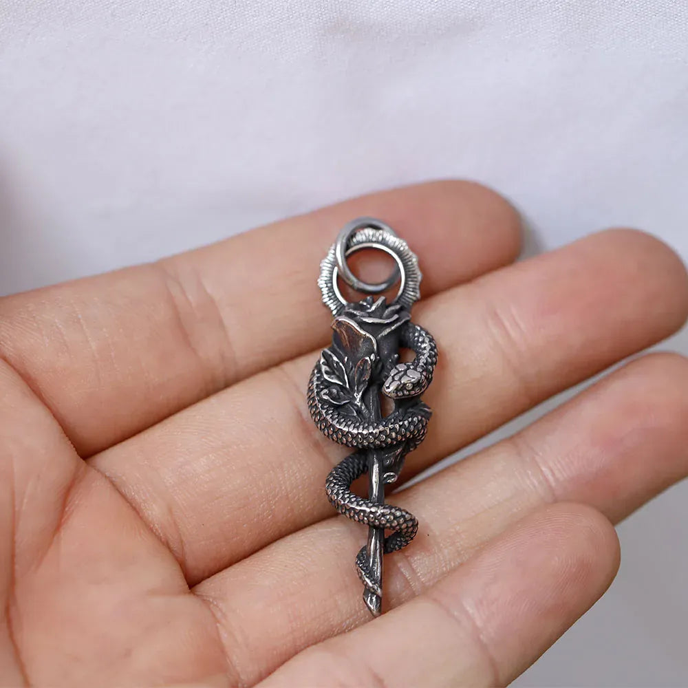 Collier Serpent à la Rose