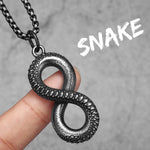 Collier Serpent Infini Massif - Vignette | Médiéfan