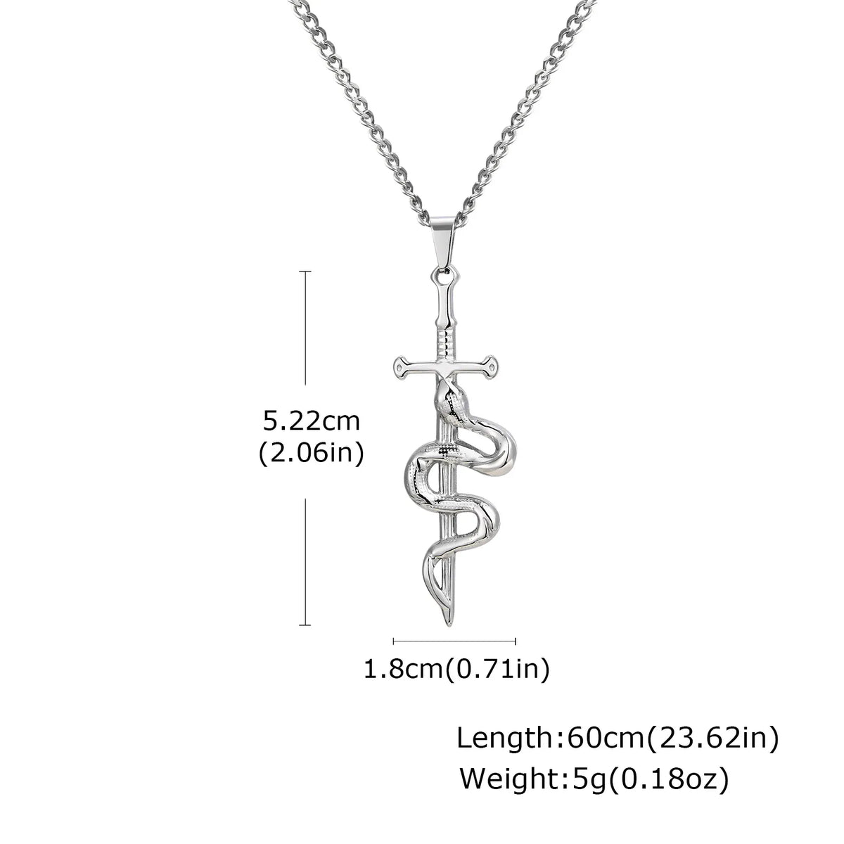 Collier Épée au Serpent