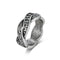 New Fashion Stainless Steel Patterned Rings for Men Women Punk Personalized Creative Simple Ring Luxury Jewelry Gifts Wholesale Style P / 13