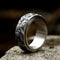 Bague tournante anti-stress écriture elfique