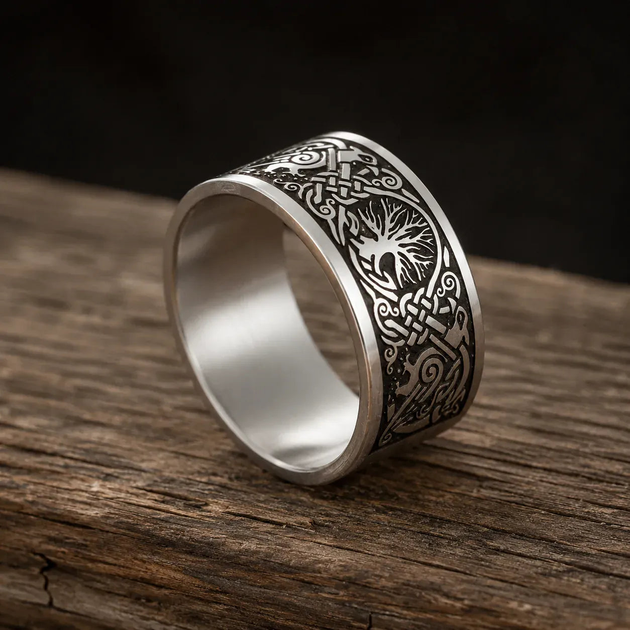 Anneau Celtique Yggdrasil