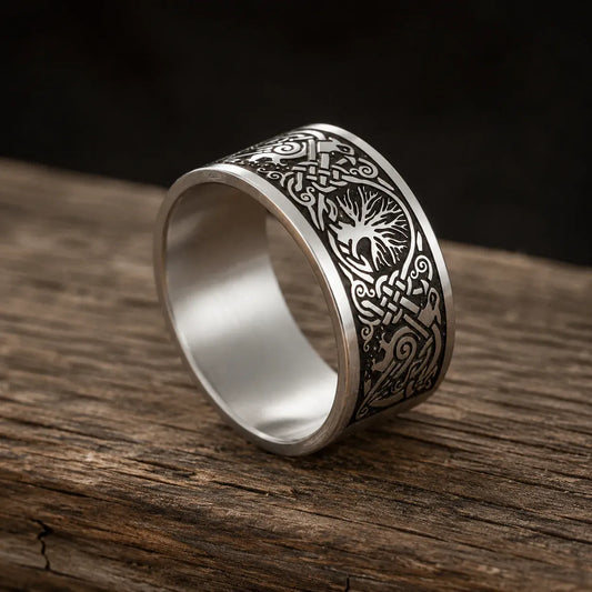 Anneau Celtique Yggdrasil