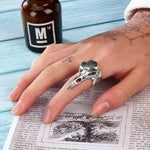Bague Crâne de Corbeau Viking - Vignette | Médiéfan