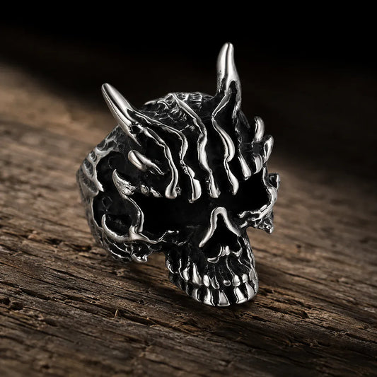 Bague Crâne de Démon Infernal