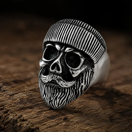 Bague Crâne Hipster