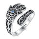 Bague Enveloppante Main de Fatima Vieillie Réglable