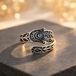 Bague Enveloppante Main de Fatima Vieillie - Vignette | Médiéfan