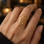 Bague Graine de Vie Ajourée - Vignette | Médiéfan