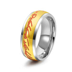 Bague tournante anti-stress écriture elfique - Vignette | Médiéfan