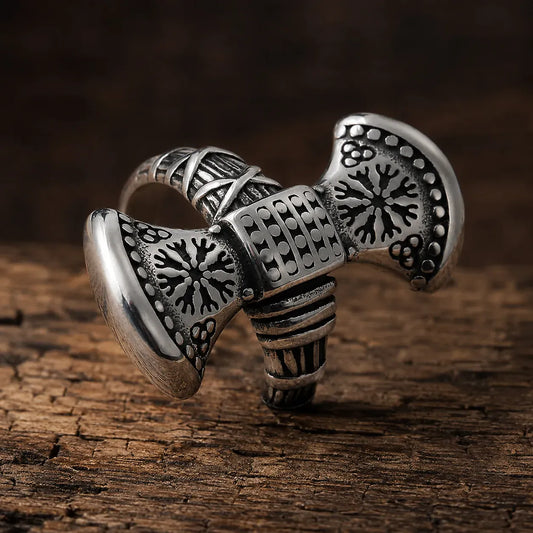 Bague Hache Viking