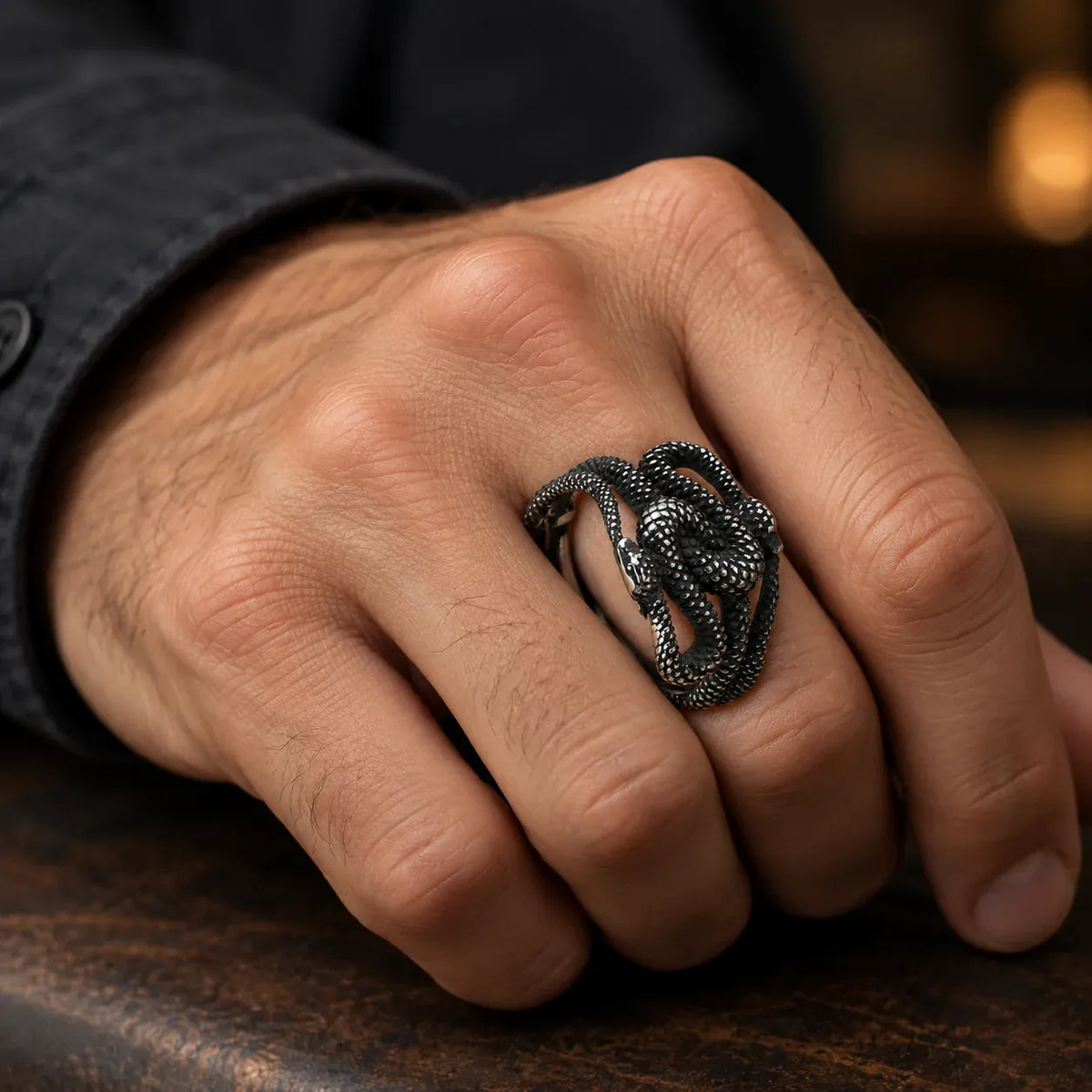 Bague Nœud de Serpents