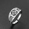Bague Ouverte Nœud de Sorcière à Volutes Argent