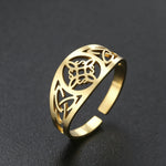 Bague Ouverte Nœud de Sorcière à Volutes - Vignette | Médiéfan