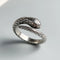 Bague Serpent aux Yeux Rouges Réglable