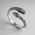 Bague Serpent Bicéphale Gueule Ouverte - Vignette | Médiéfan