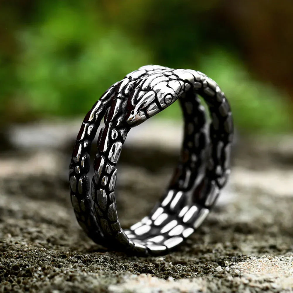 Bague Serpent Double Tour